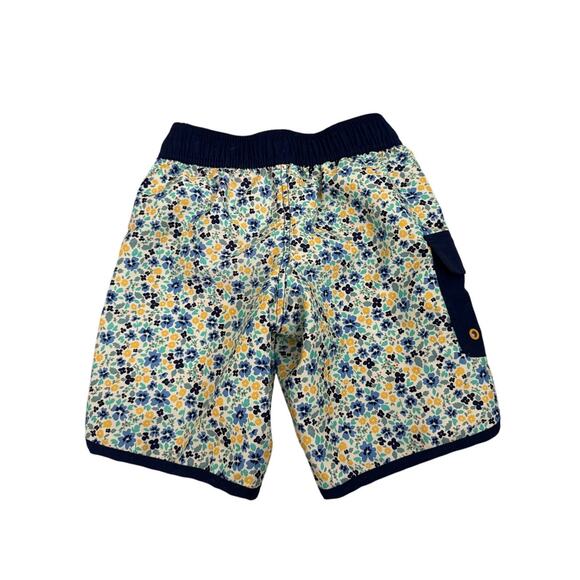 Cat & Jack Floral Swim Trunks Bathing Suit Size Youth XS 4/5 - Picture 2 of 3